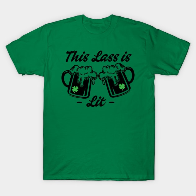 Lit Lass T-Shirt by Saltee Nuts Designs